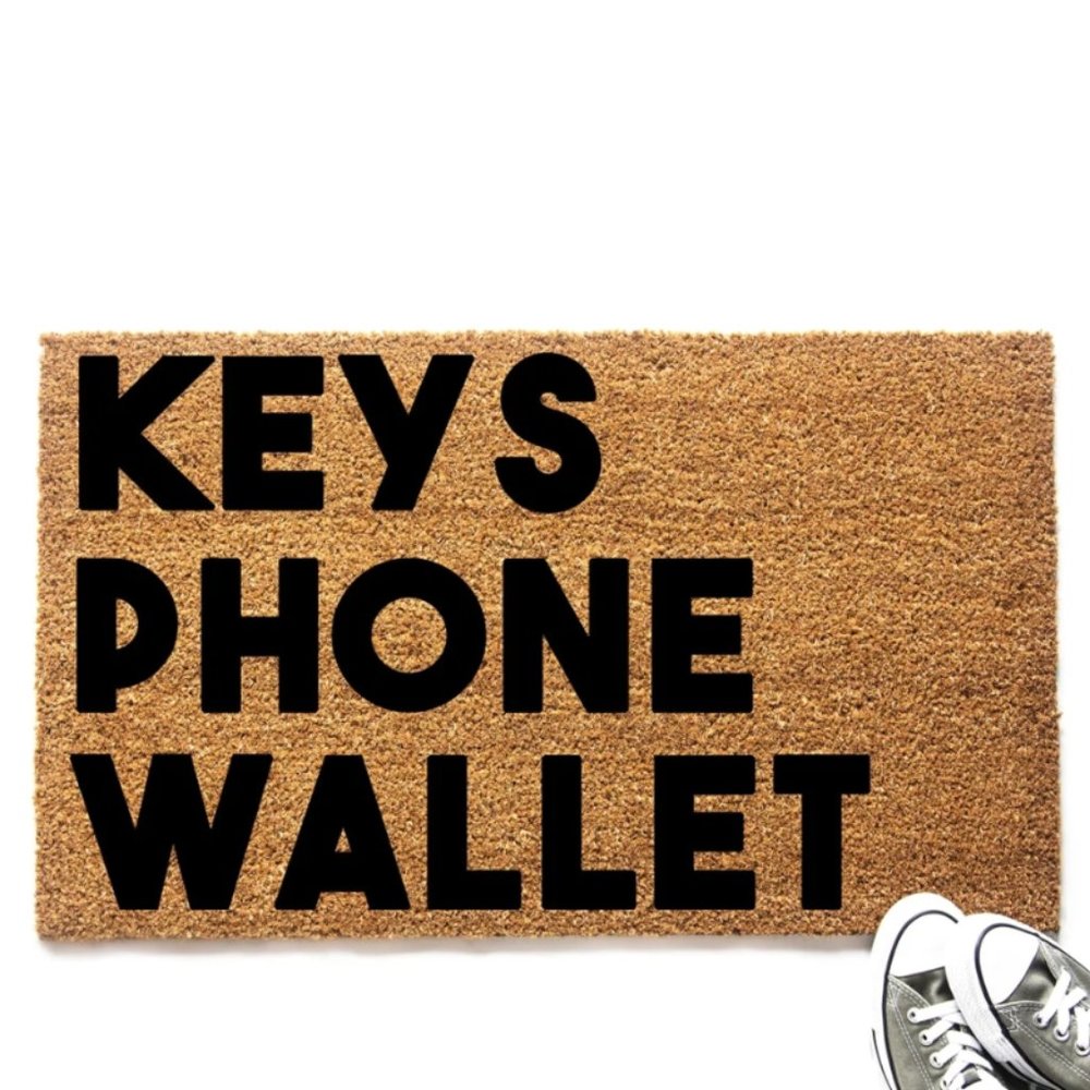 Urban Owl Keys Phone Wallet Doormat - 18" x 30"
